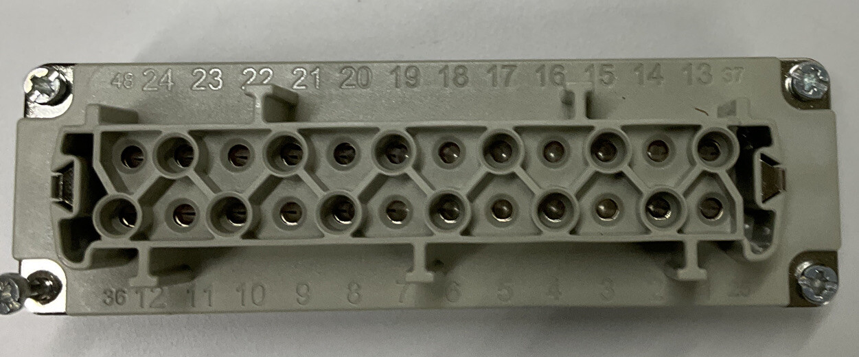 Lapp/Epic 10/97000 H-BE-24-BS DR Pin Female Connector Insert (SH107)