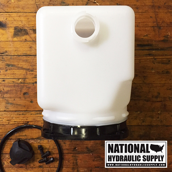 SPX Stone/Fenner Plastic Reservoir Tank, Snow Plow Power Unit, Hiniker, DC80-SPC