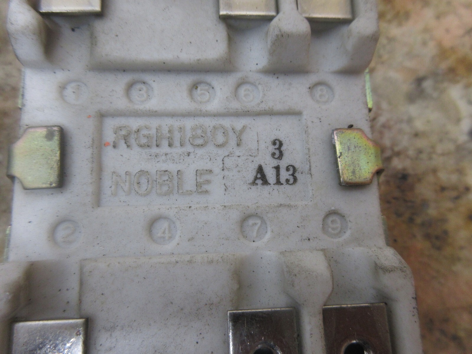 NOBLE CONTACTOR RGH180Y 3 A13 RESISTOR ASSEMBLY MODULE EACH 1