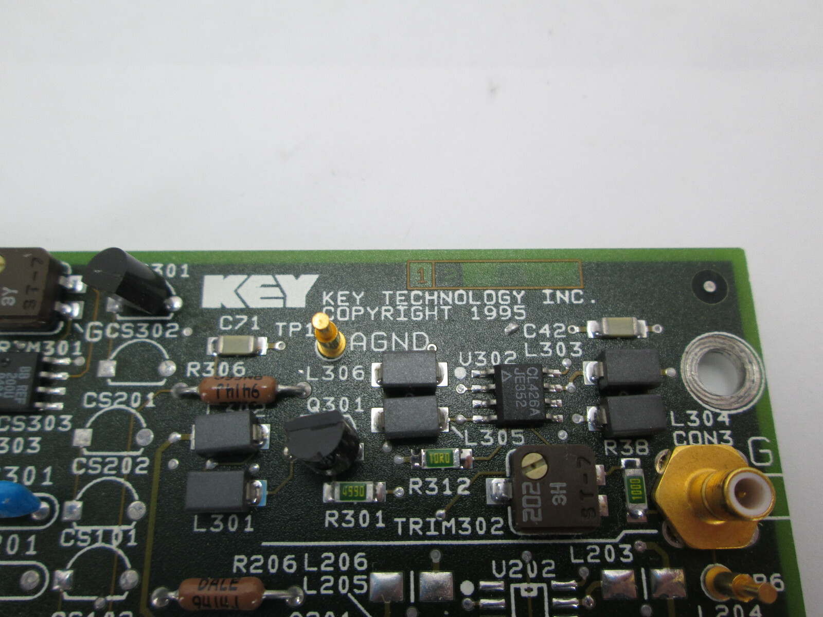 Key Technology PII-M1 Board Part # 016040 Rev B SKU B
