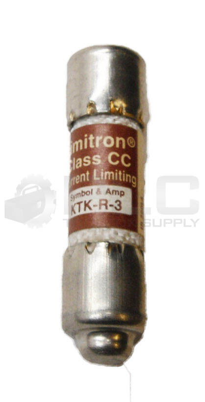 LOT OF 6 NEW BUSSMANN KTK-R-3 LIMITRON FUSE 3A 600VAC