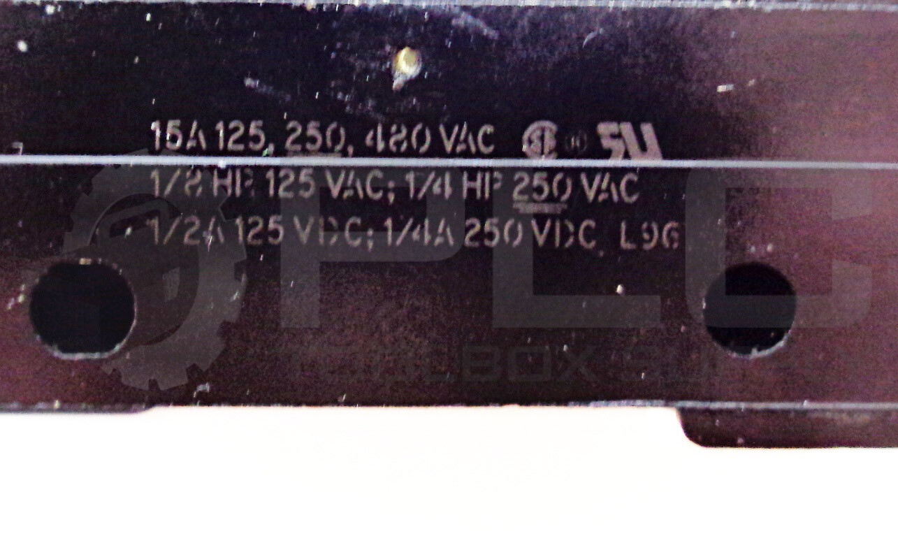 LOT OF 3 MIRCO BZ-2RDS-S LARGE BASIC SWITCH 15A 125, 250, 480VAC