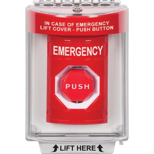 Safety Technology International Ss2045em-En Emergency Push Button, Momentary