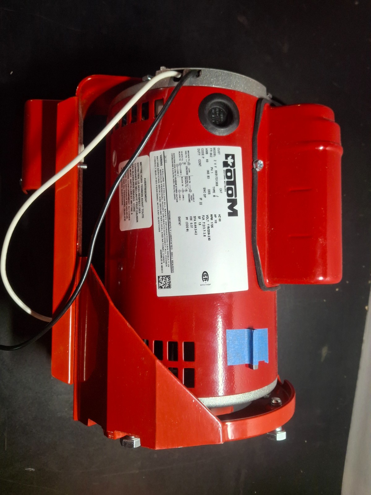 Rotom #CP-R1459 Hot Water Circulator 1/2HP 1725RPM 115/230V