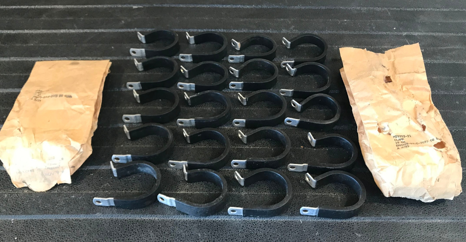 Umpco Adel Type Loop Clamp (20) – MS9352-21 – Aluminum / Rubber Insulation