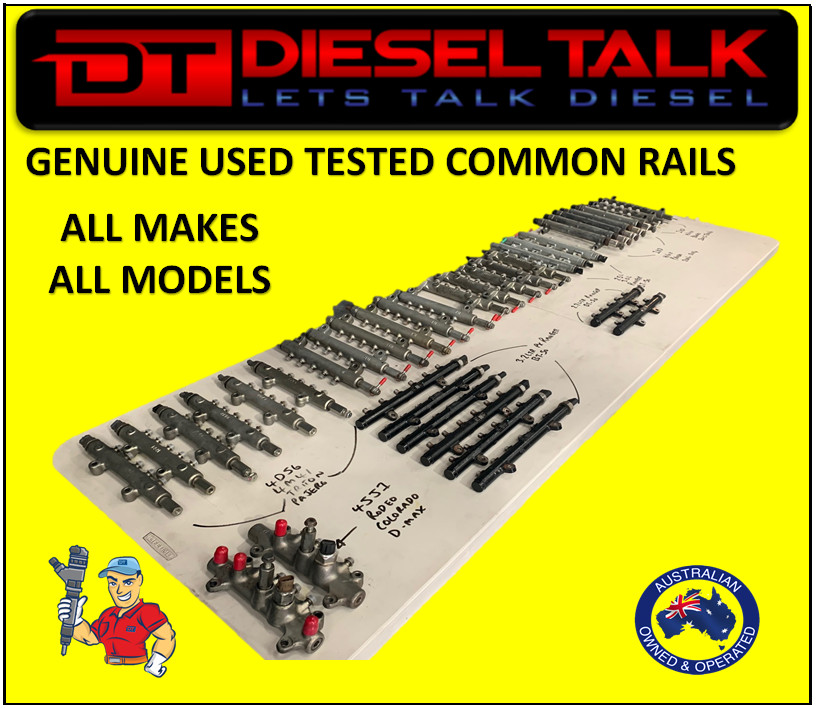GENUINE USED COMMON RAIL TESTED. MITSUBISHI 1465A034 COMMON RAIL. PAJERO TRITON
