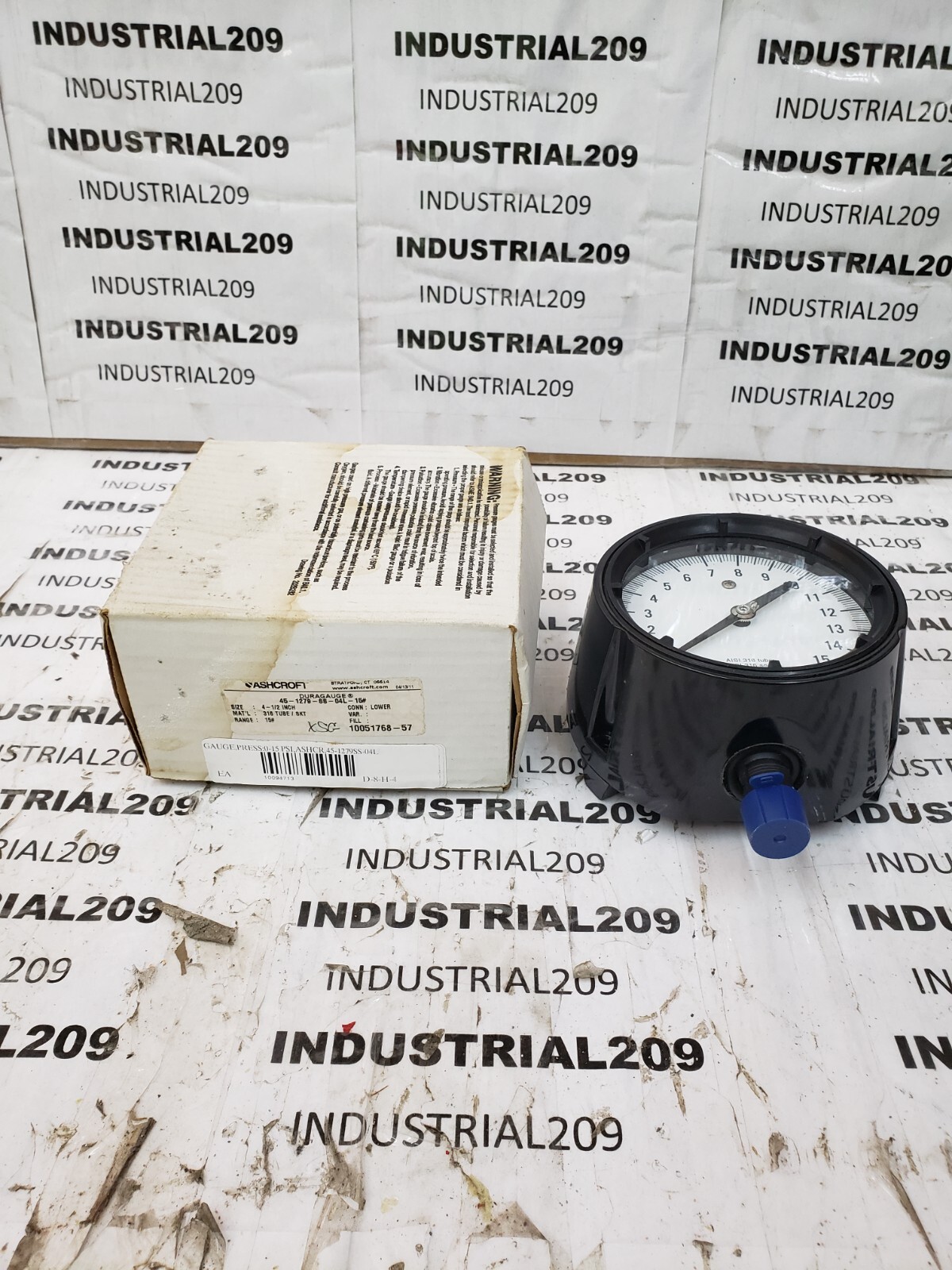 ASHCROFT 45-1279-SS-04L-15# DURAGAUGE