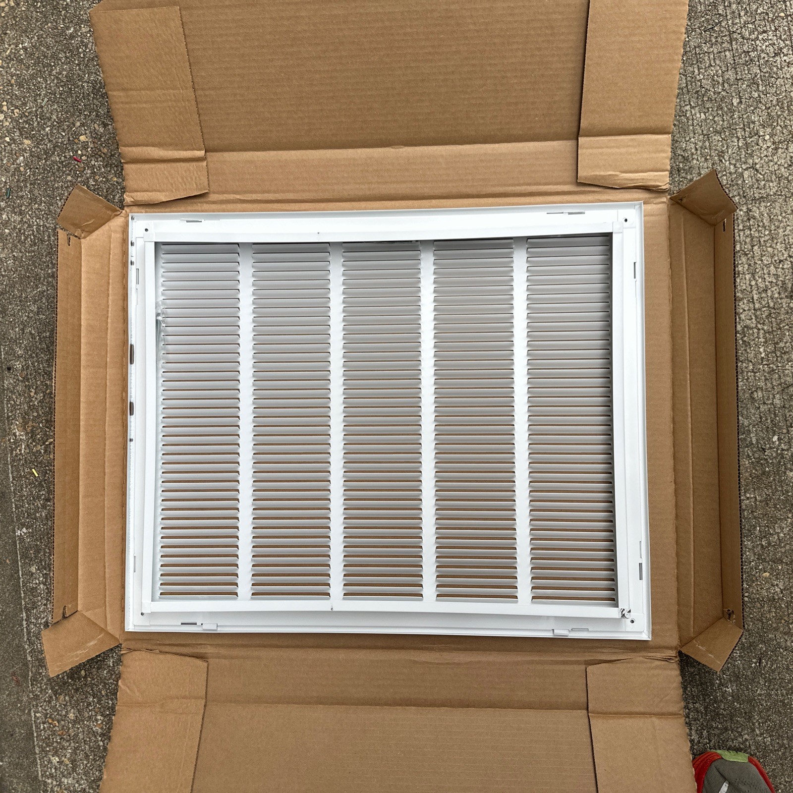 Hart & Cooley 043530 Return Air Filter Grille 25 x 20 in