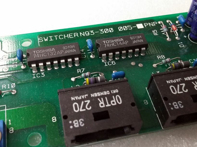 TEL Tokyo Electron Switcher N93-300 Optical Interface PCB for TS-4000Z Ctrl Unit