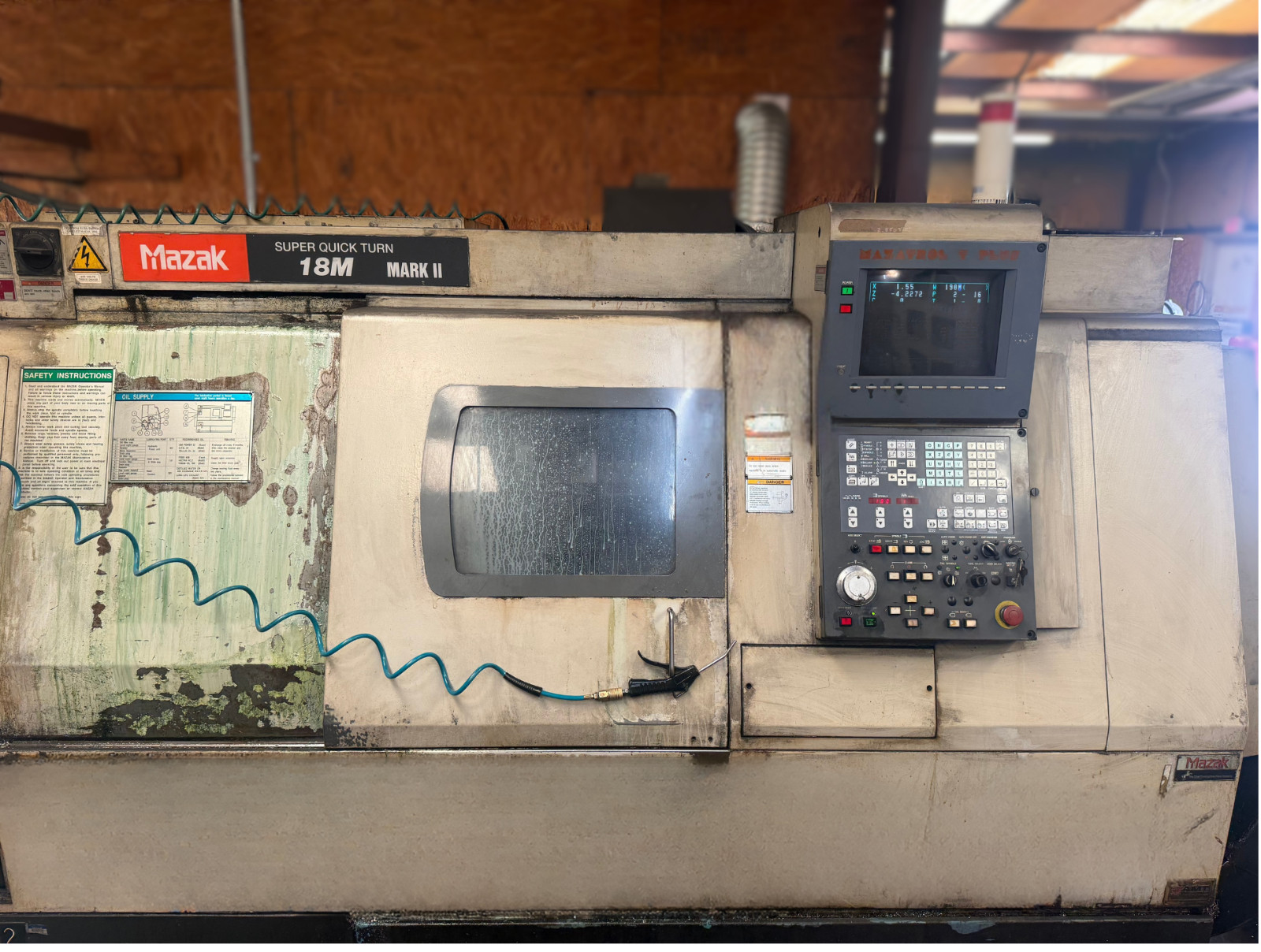 1996 MAZAK SQT-18M CNC TURNING CENTER