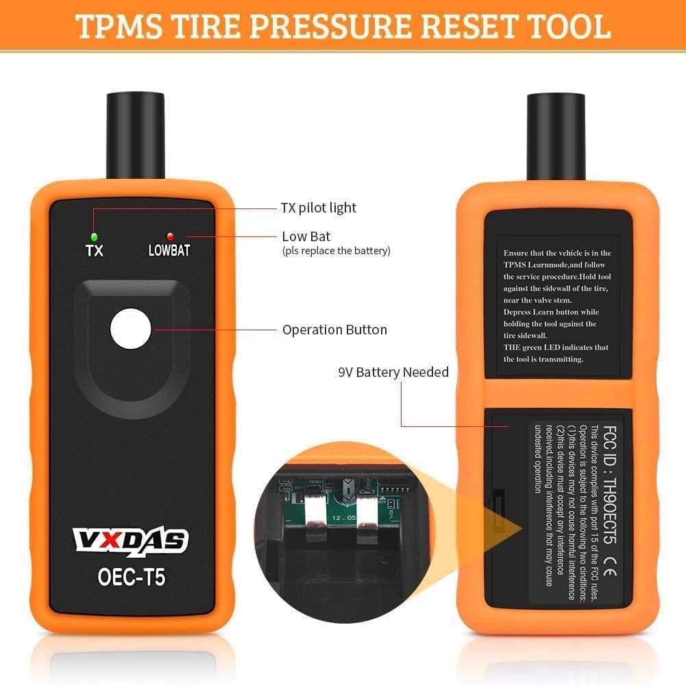 Universal TPMS Relearn Tool,System Programming Training,Oec-T5 Tire Pressure Mon