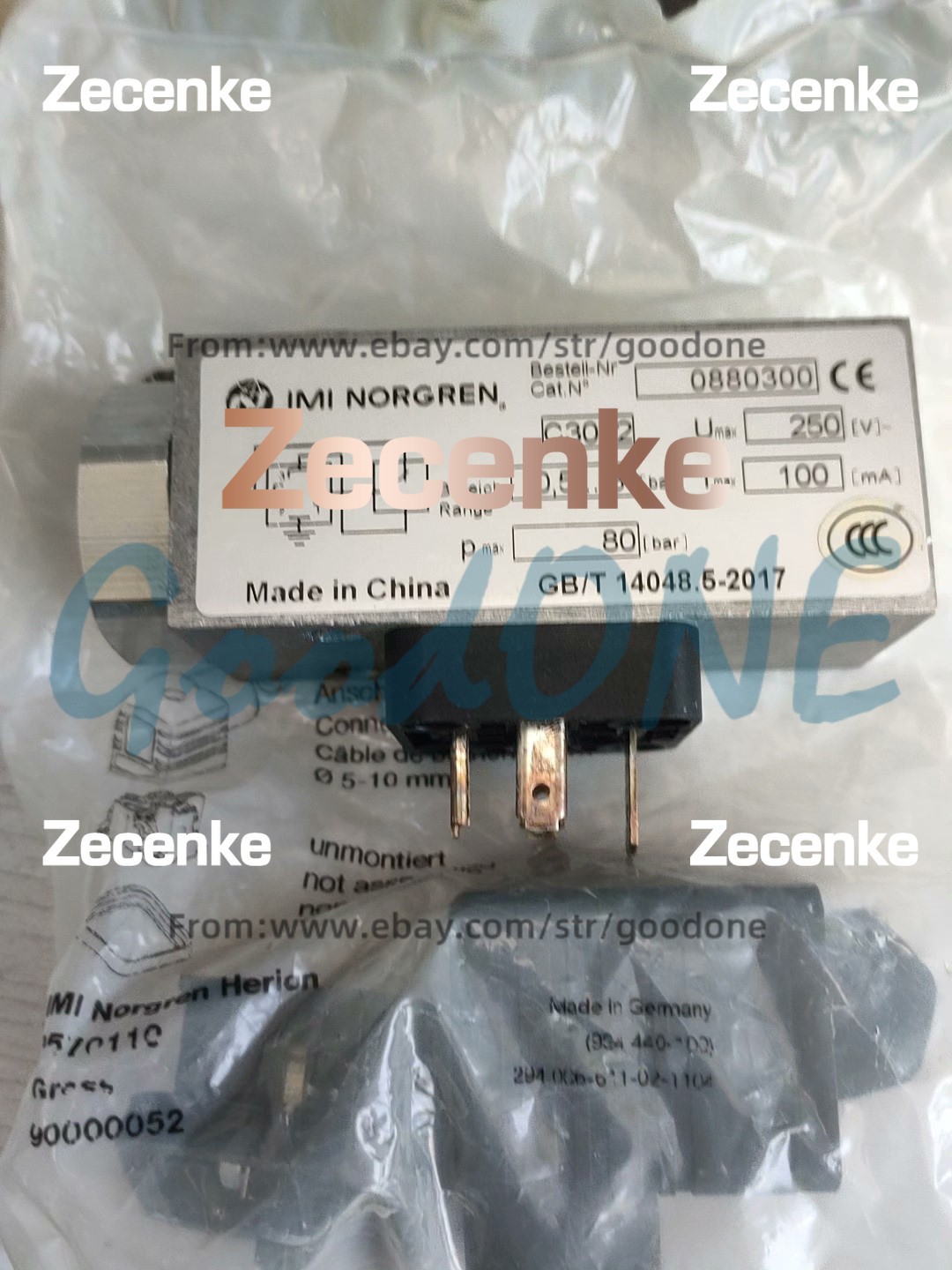 1PC NEW FOR NORGREN Pressure Switch 0880300
