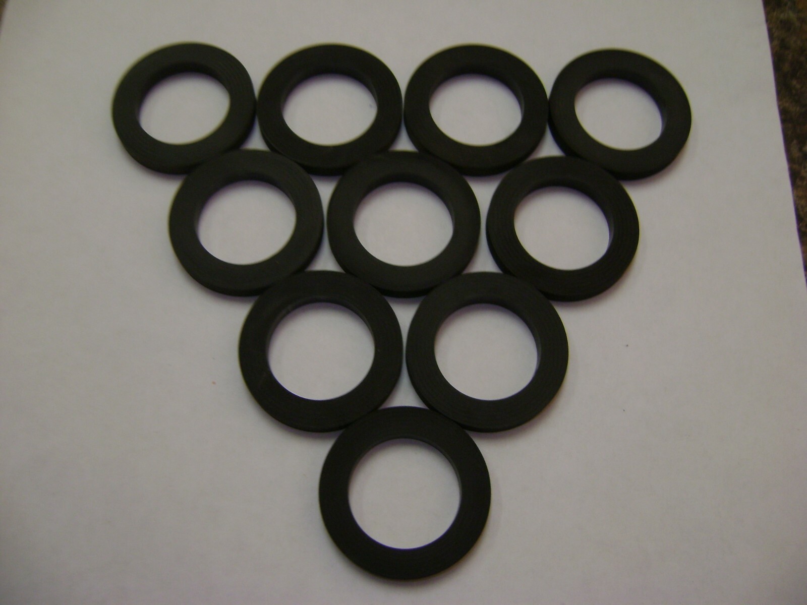 10 FLAT RUBBER WASHER SEALS 25X38X5 A239