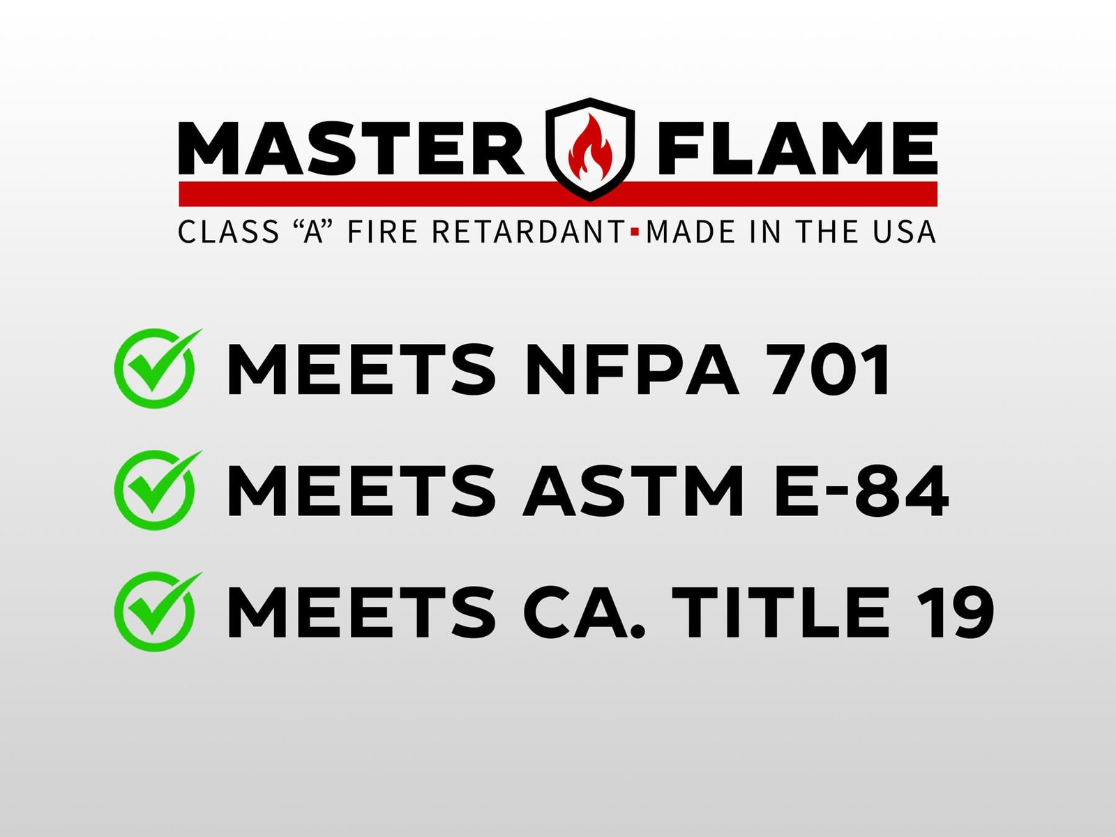 Master Flame – Class A Fire Retardant – 1 Gallon