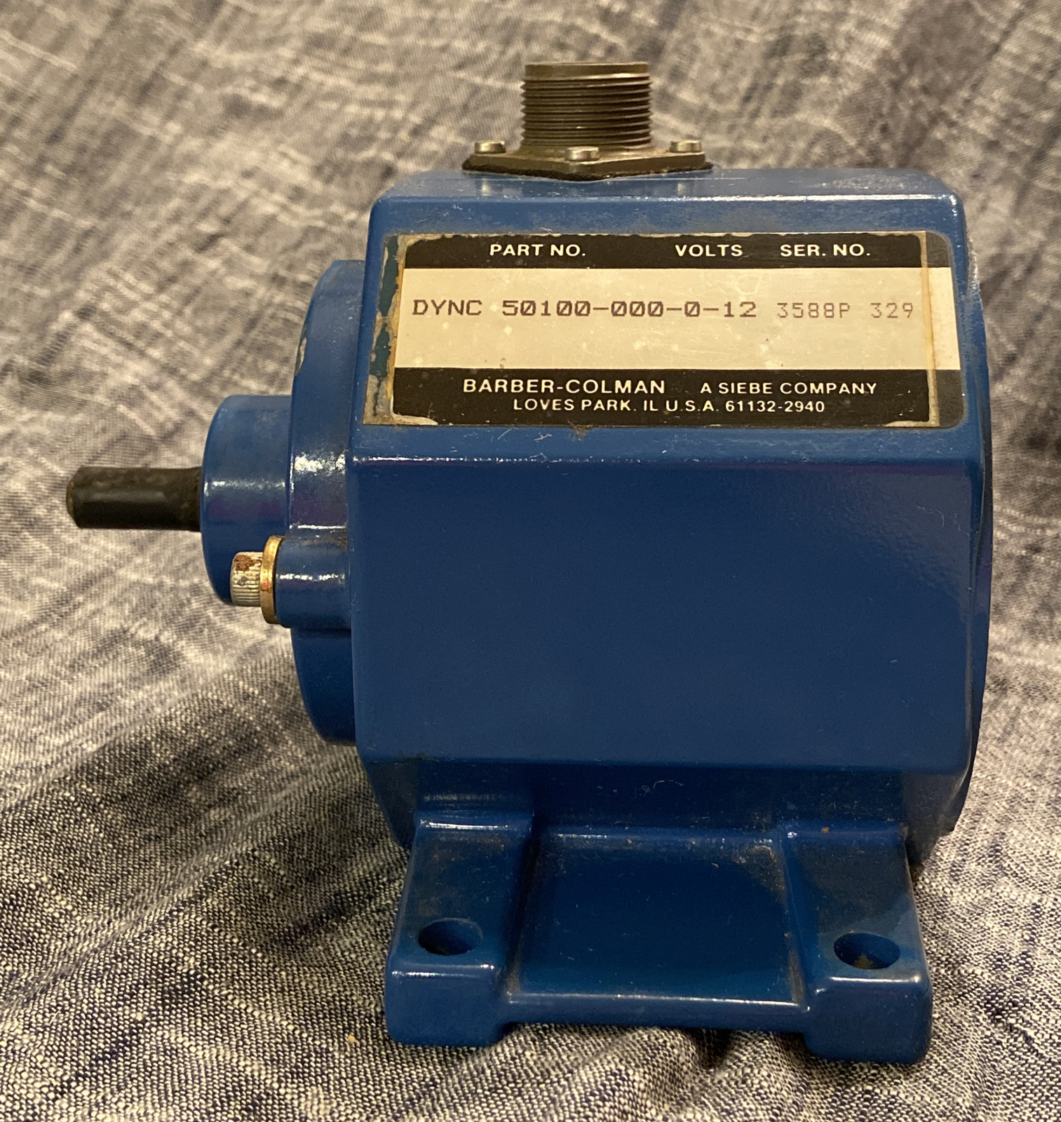 Governor Actuator 12V DYNC 50100-000-0-12 Barber Coleman