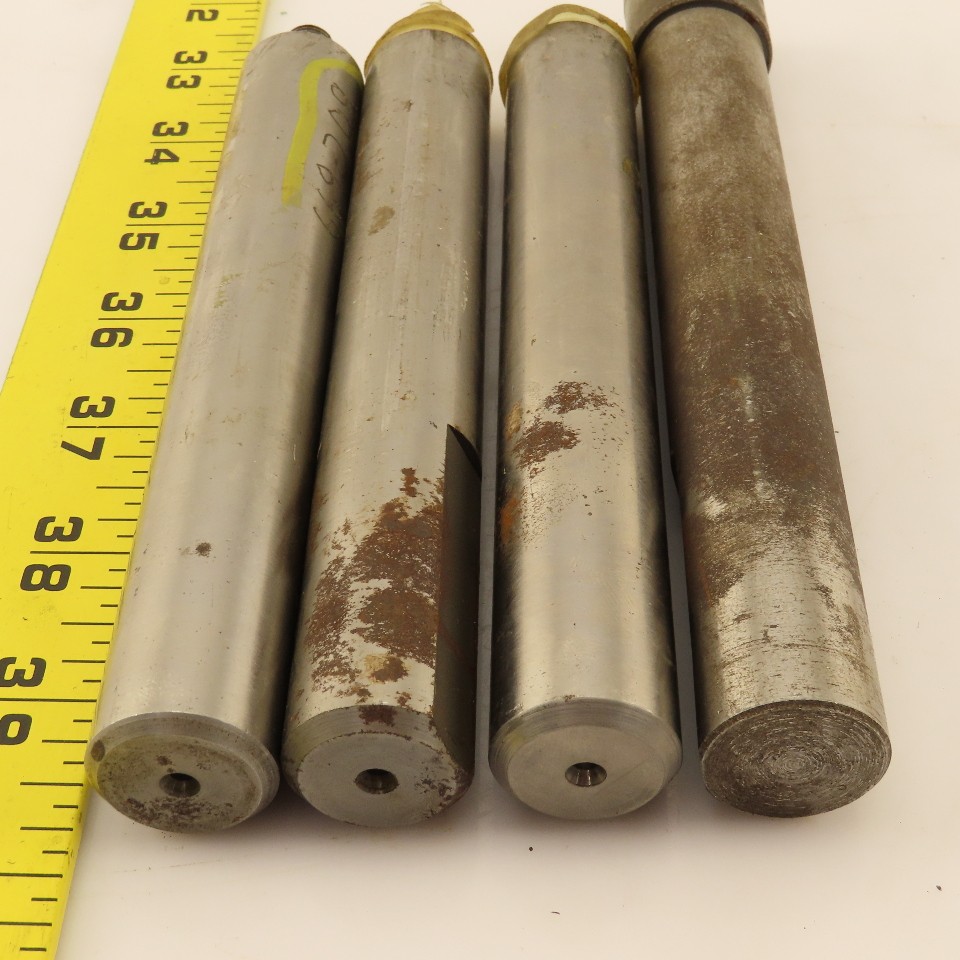 7/8″ Straight Shank Tool Extension Lot of 3/4″-24 Thread 6-1/2″ OAL Lot of 4
