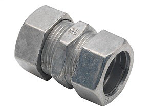 Bridgeport 263-DC EMT Zinc Die Cast Compression Coupling 1-1/4 Inch