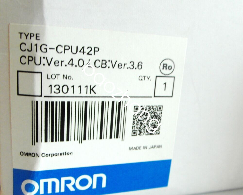 Omron CJ1G-CPU42P Control Logic New FedEx or DHL