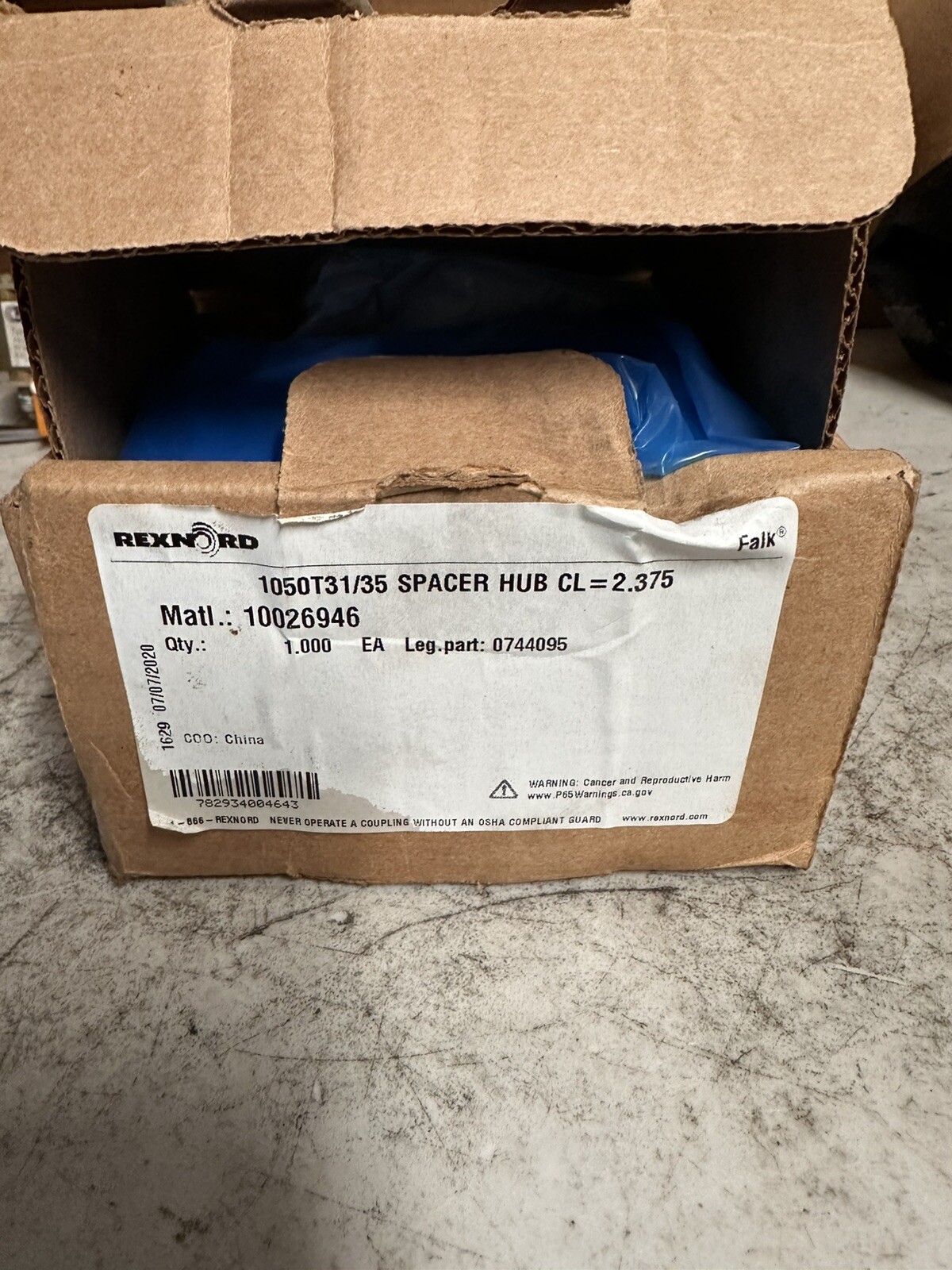 REXNORD SPACER HUB-1050T31/35