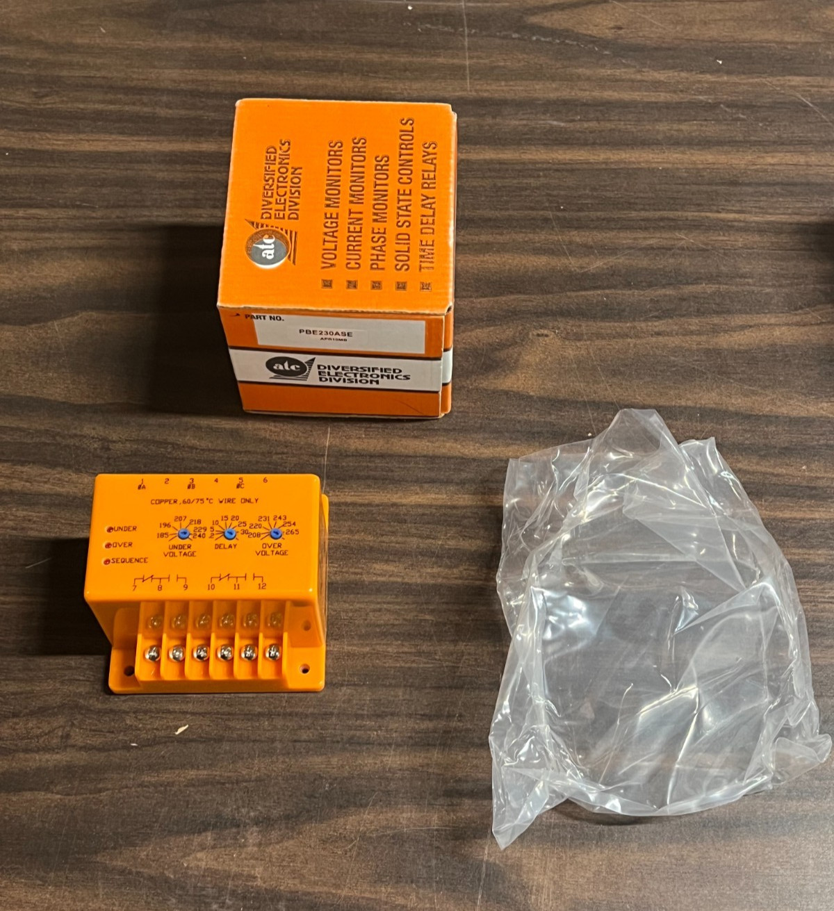ATC Diversified Electronics PBE-230-ASE 3 Phase Voltage Band Monitor Relay