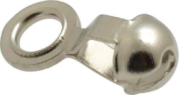 Made in USA 11/16 Inch Long Nickel Plated Brass End Coupling For Trade Size N…