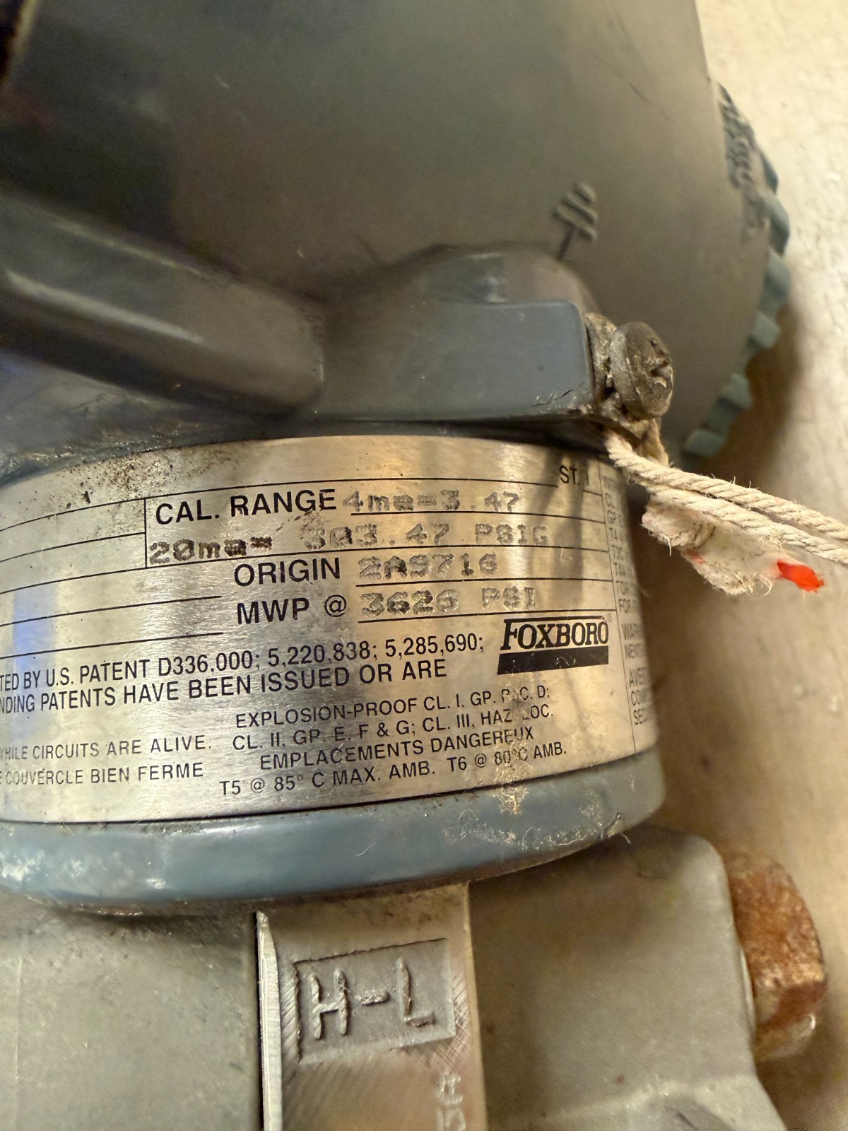 FOXBORO IGP20-D22E21F-M1L1 Pressure Transmitter UNTESTED READ