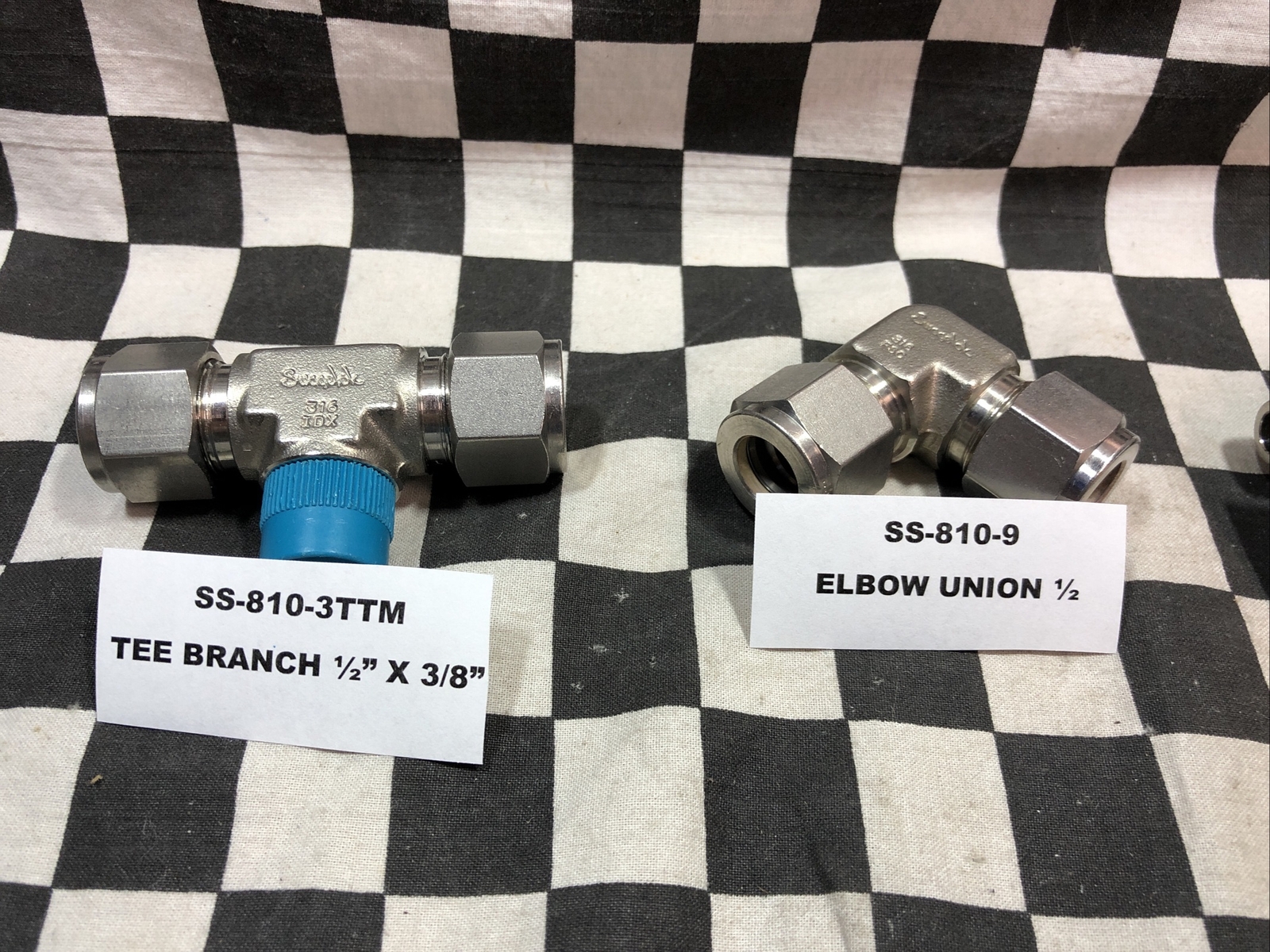 SWAGELOK Tee Male Branch, SS-810-3TTM, SS-810-9, SS-810-1-4, SS-600-61#1605V38