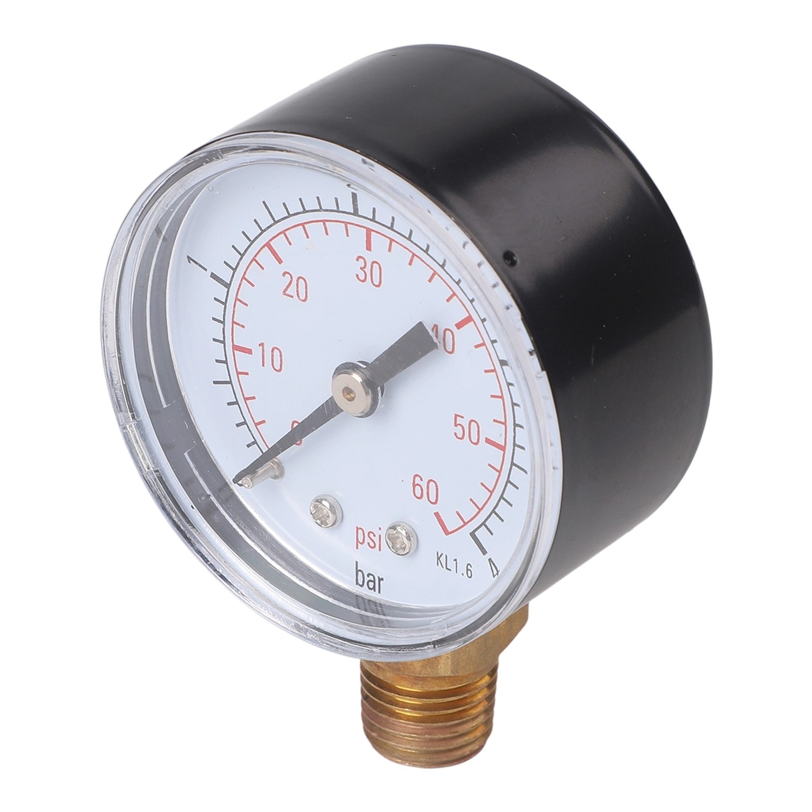 Stainless Steel 14in Pressure Gauge for Industrial HVAC Plumbing 0 4 Bar