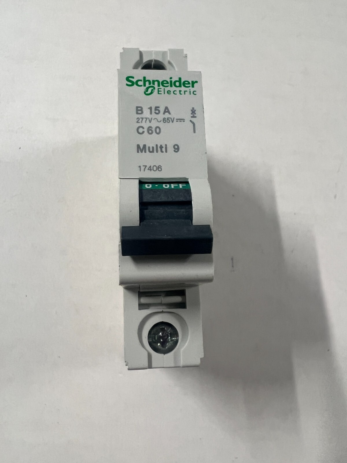 Schneider Electric 17406 Multi9, type MG, 1P, 1PH, 15A, 120/240V, 10kA@240V