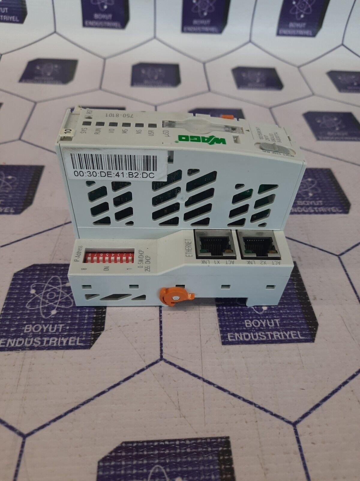 WAGO 750-8101 PFC100 CS 2ETH Cpu Unit Fast Shipping