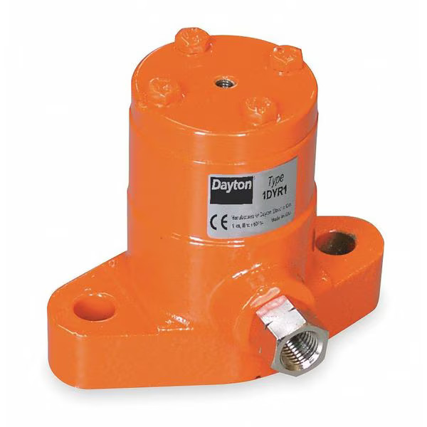 Dayton Pneumatic Piston Vibrator,Force 397 Lb 1DYR1 Cast iron Orange