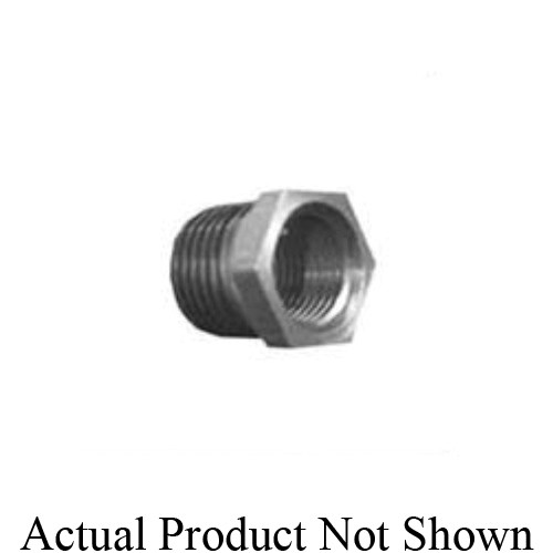 Billco AB.075X039 3/4″ x 3/8″ NPTF Steel Hex Bushing Black Oxide