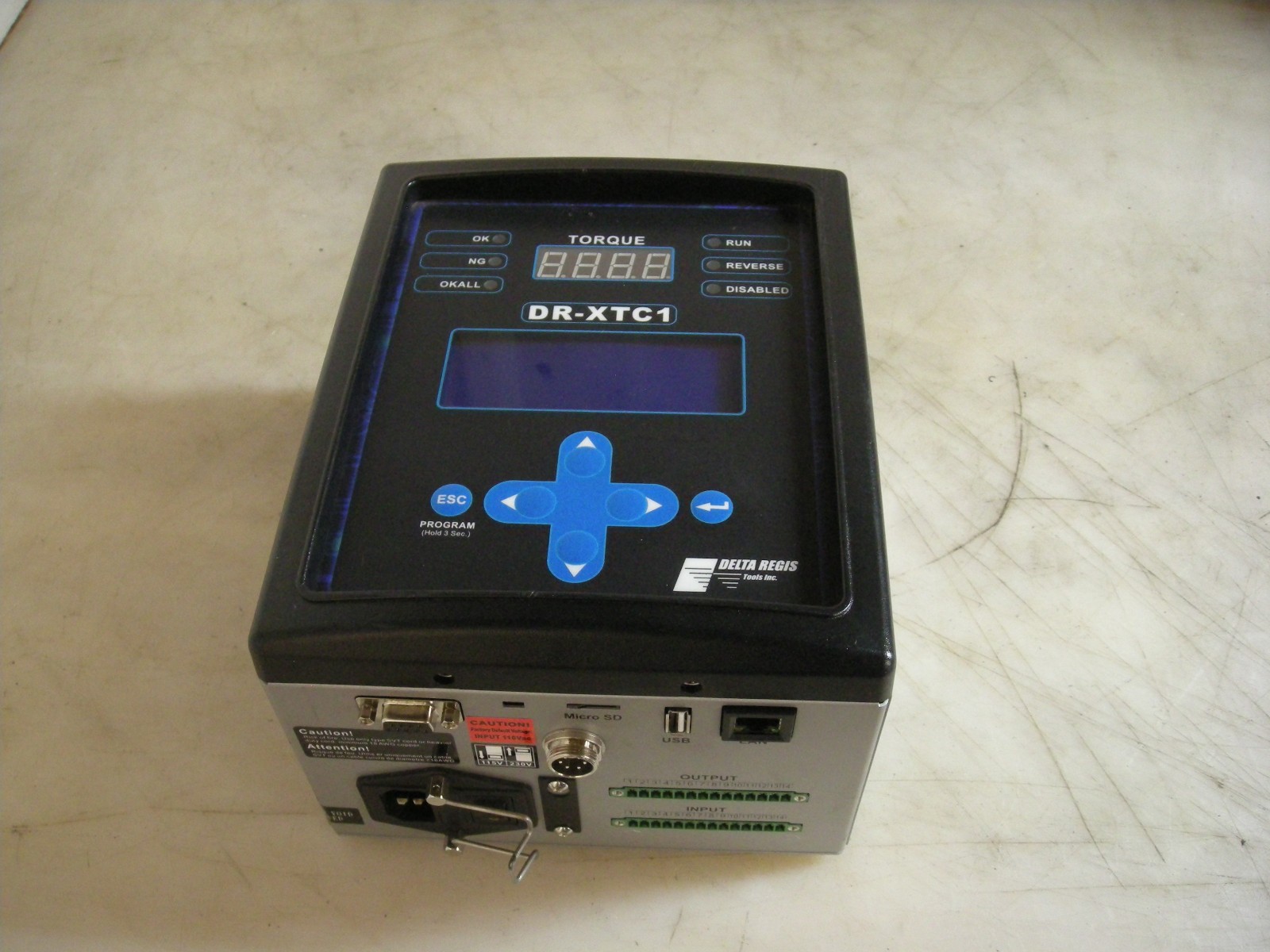 Delta Regis DR-XTC1 Transducer Controller Input Voltage AC 115/230V