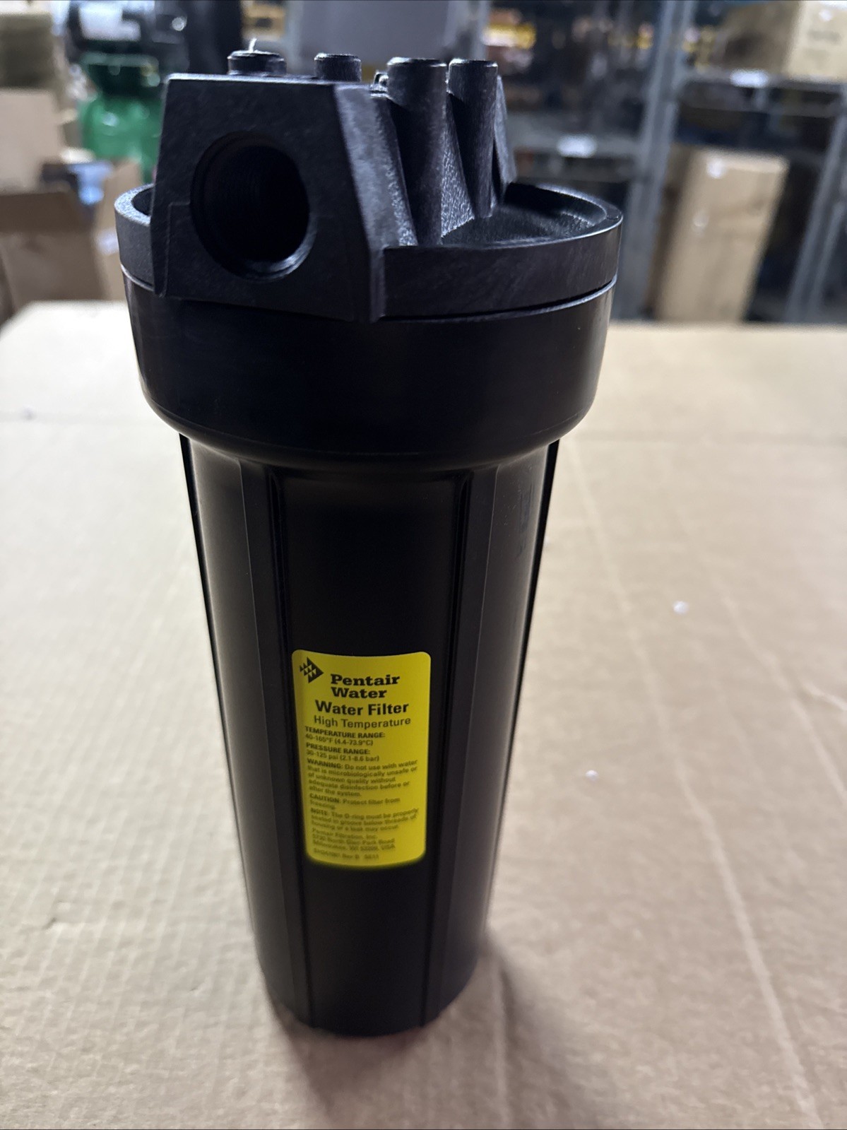 PENTAIR/PENTEK 158319-75 Filter Housing,11 3/4″ H,4 3/8″ Dia 4BB50