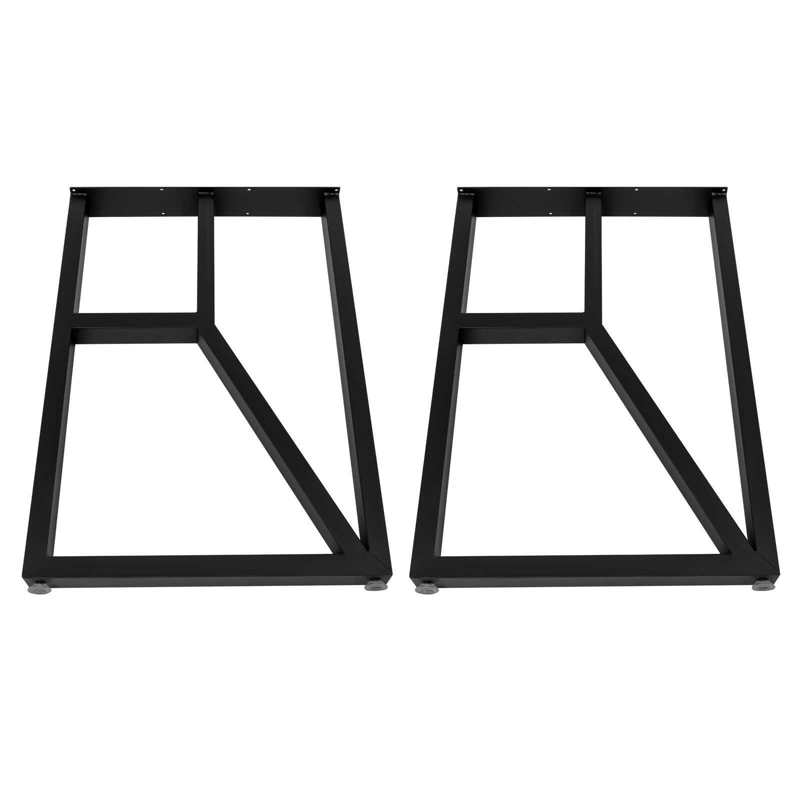 Metal Rectangle Furniture Legs Black Modern Furniture Legs 2 Table Legs