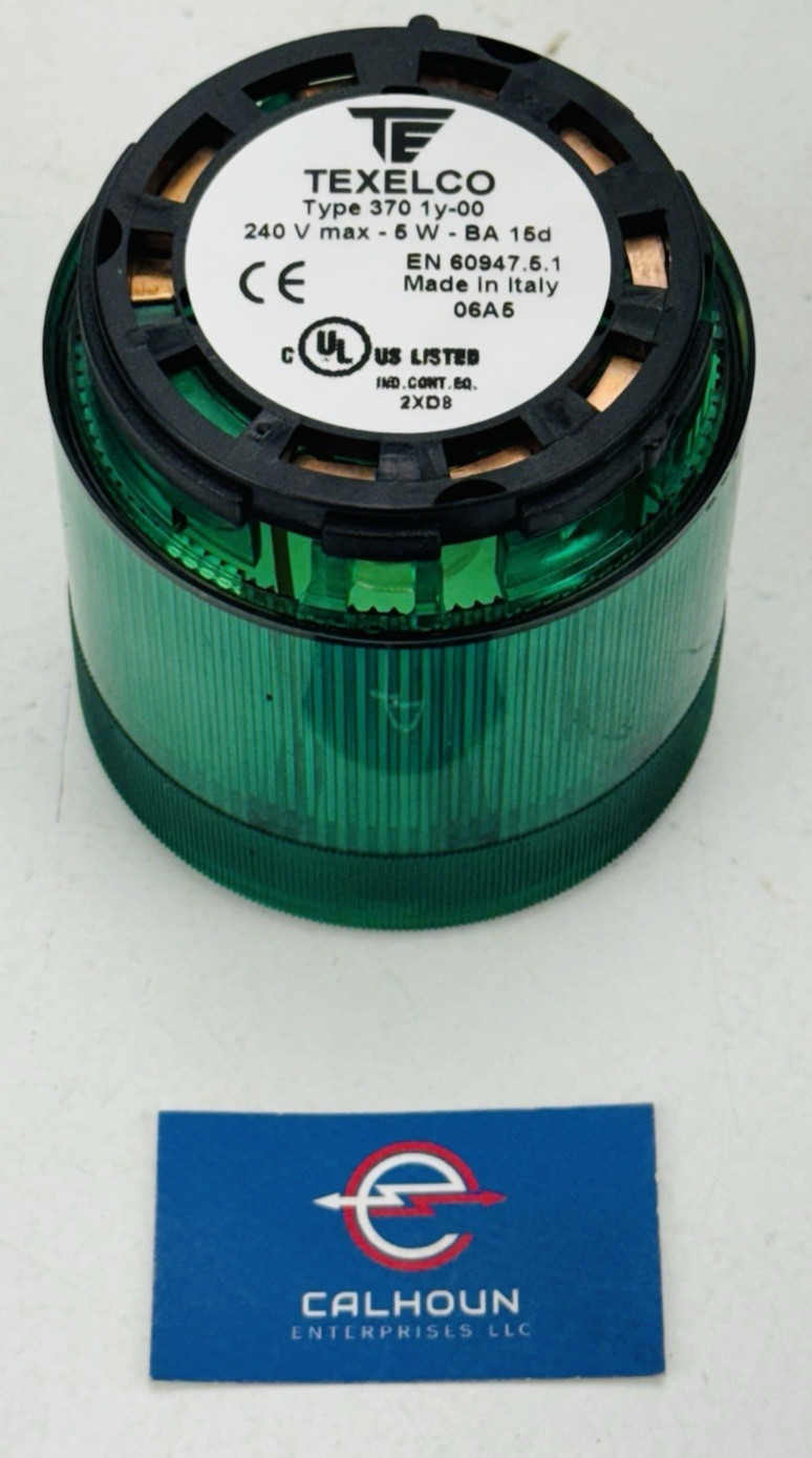 Texelco Type 370 1Y-00 Stack Light Green 240V 5W *WARRANTY*