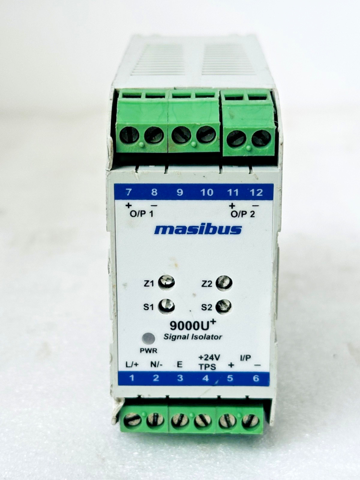 MASIBUS 9000U+ Dual Output Signal Isolator 0-10V 4-20mA USED