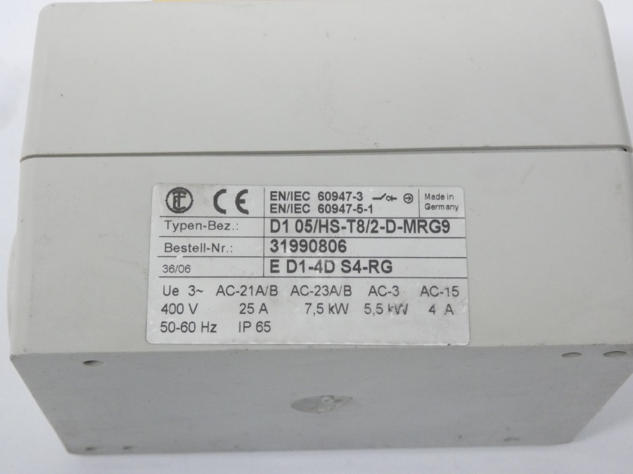 SWITCH D105/HS-T8/2-D-MRG9 31990806 400V 25A NSNP