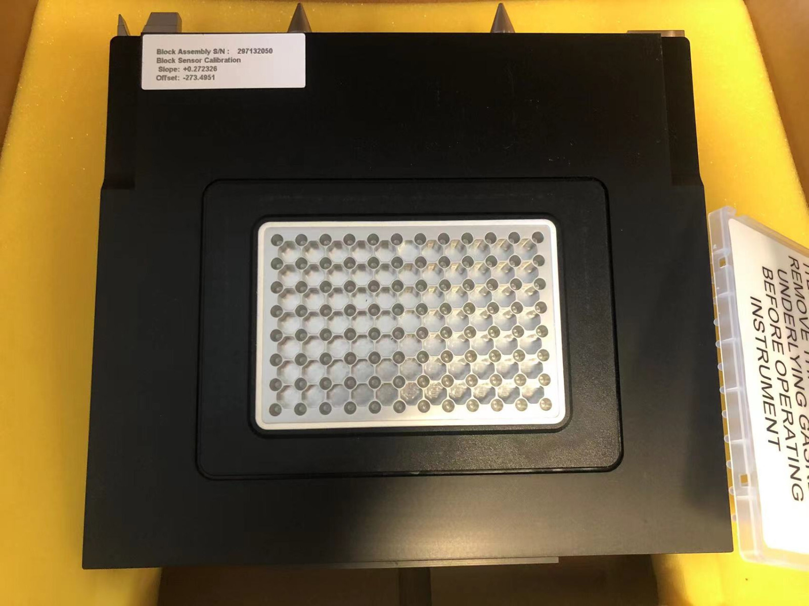 APPLIED BIOSYSTEMS ABI 96 WELL BLOCK CYCLER FAST 7900HT ASSY 4351409 FOR PCR