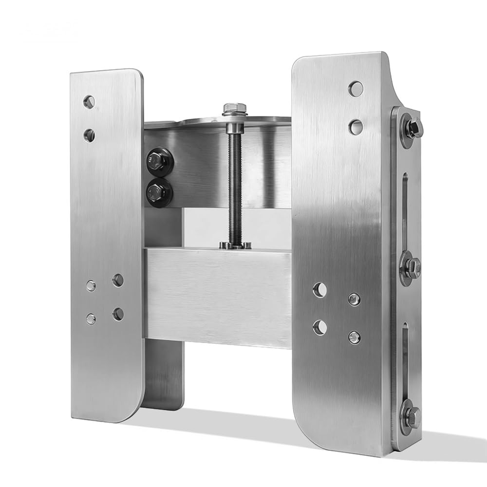 BARTOO 4″ Set Back Jack Plate Manual Power Lift Transom Adjustable Jack Plate…