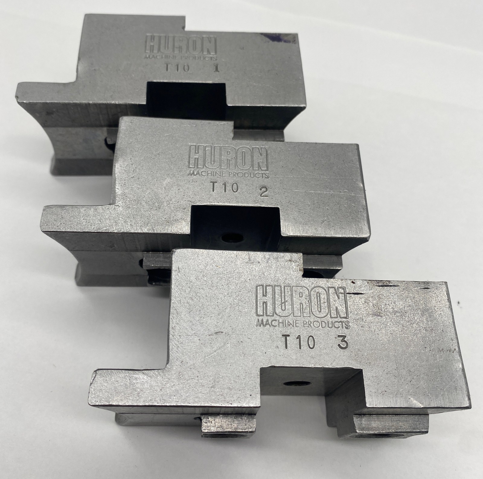 Huron T10 Lathe Chuck Jaws Lot of 3