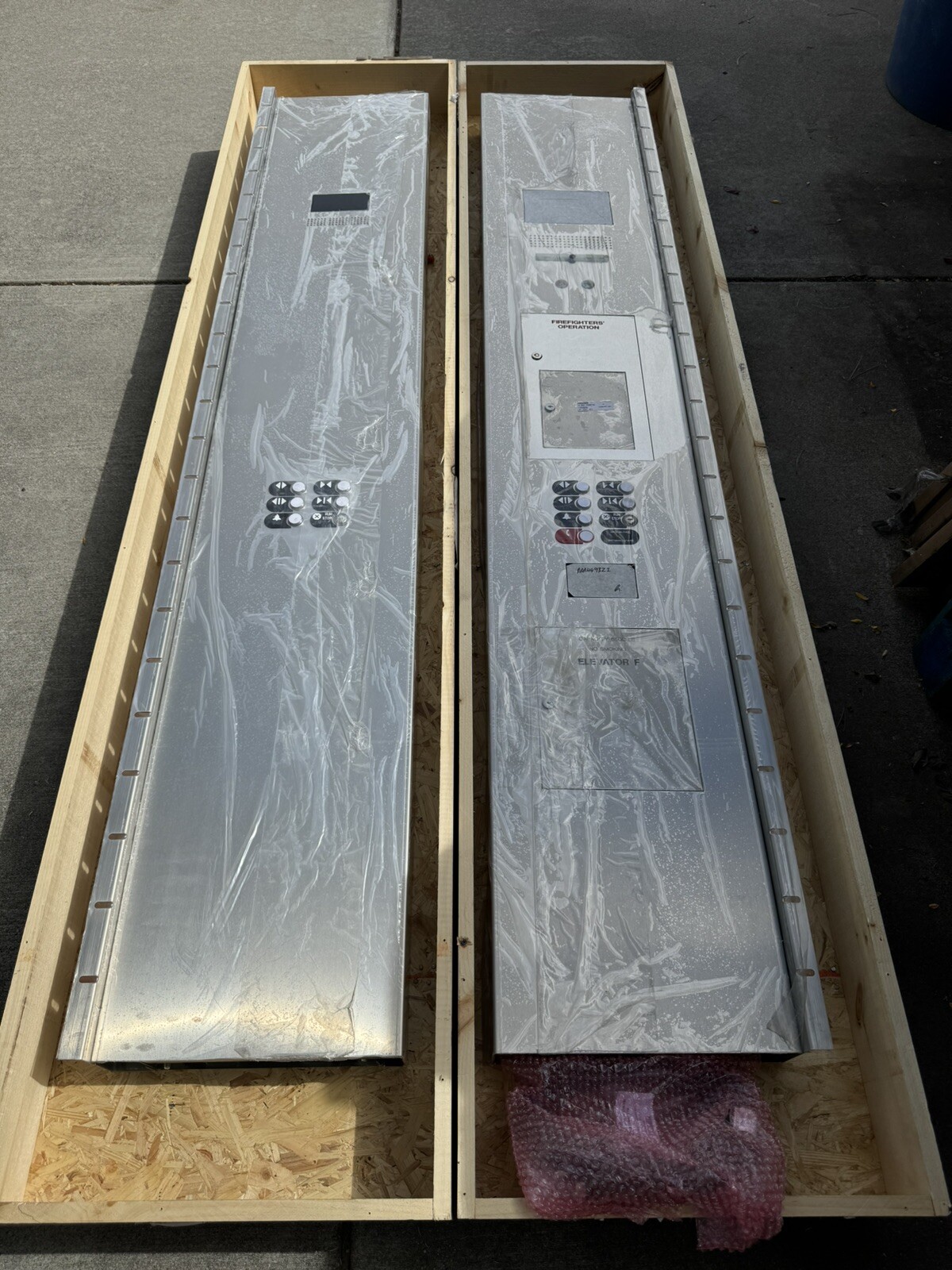 (2) NEW OTIS NSAA ELEVONIC R SERIES SYSTEM ELEVATOR CAR DISPLAY PANEL FIXTURE