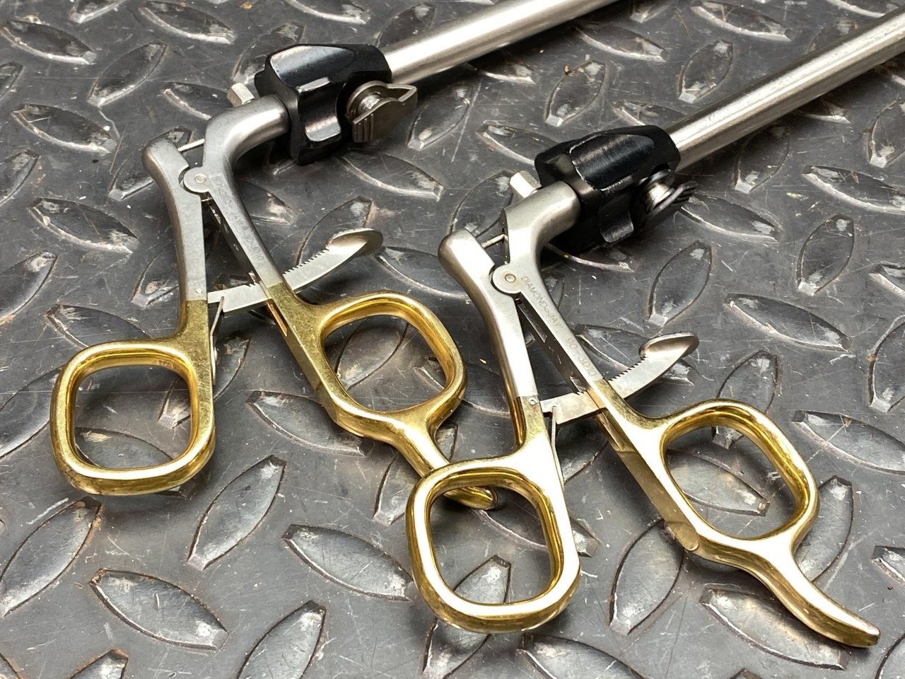Lot of 2 Snowden-Pencer 90-3010 Diamond Jaw Graspers
