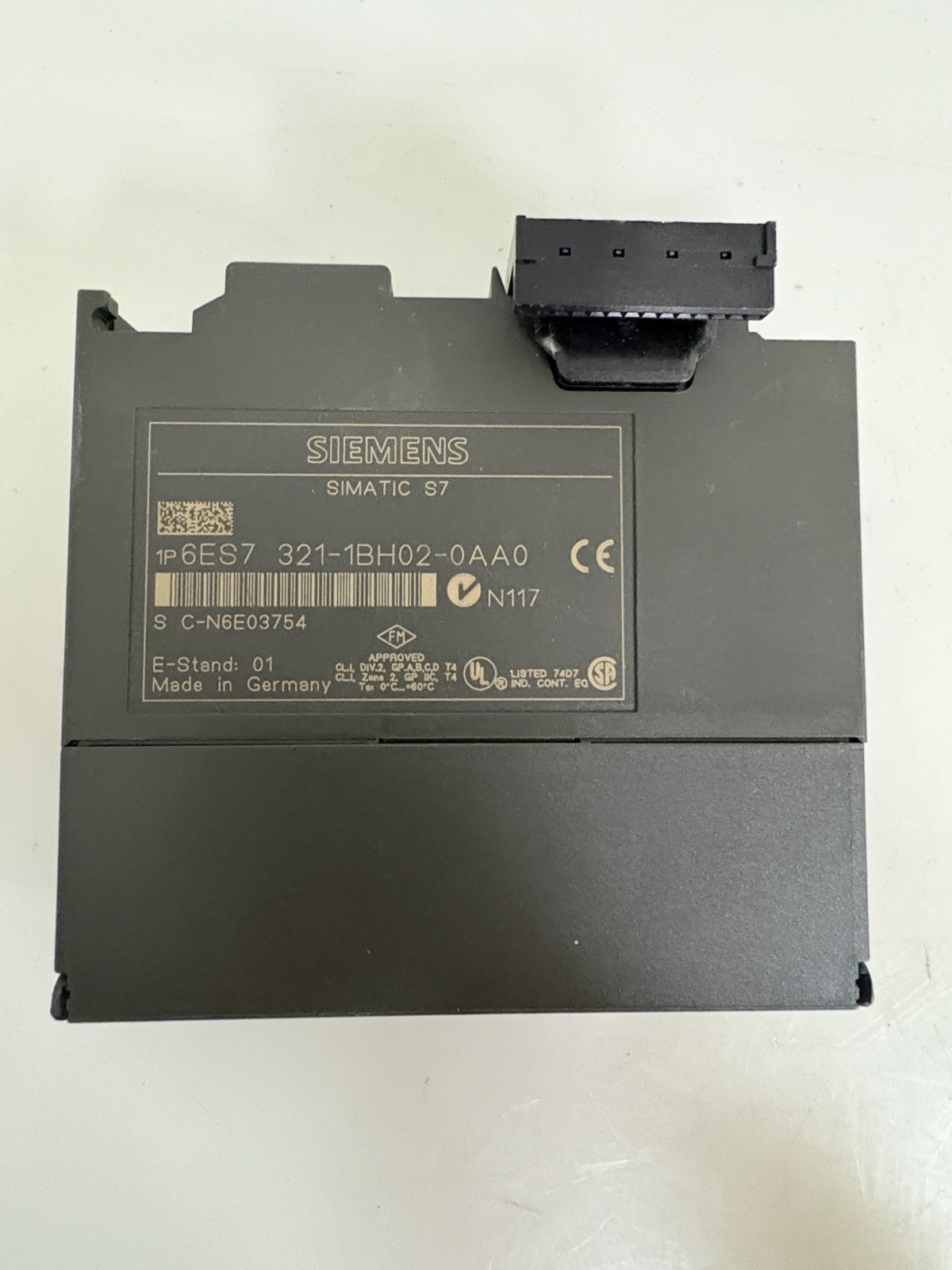 SIEMENS SIMATIC S7 SM321 MODULE 6ES7 321-1BH02-0AA0