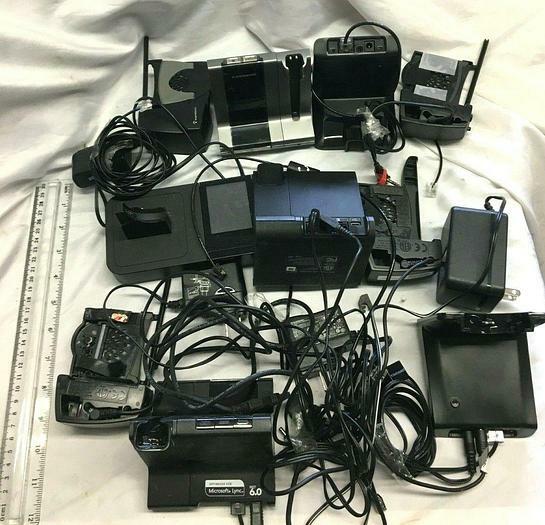 Plantronics Jabra Pro Lot of 10 Wireless Base 9460, HL10, C052, C053, W01, W02