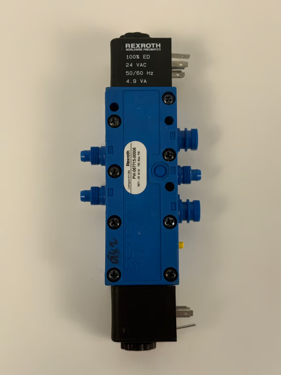 Rexroth PW-067715-00006 Pneumatic Directional Valve 24 VAC 150 PSI (Series 740)