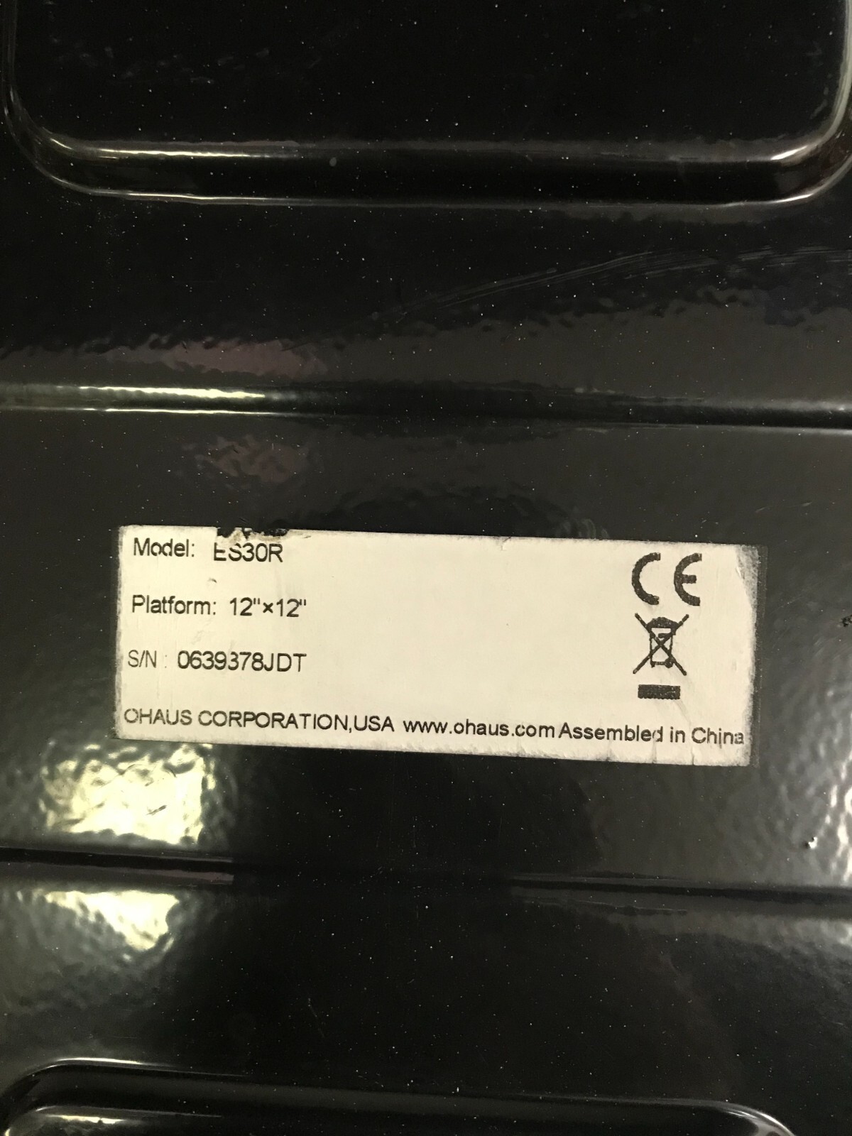 OHAUS ES30R ES Series Multipurpose Low Profile Bench Scale