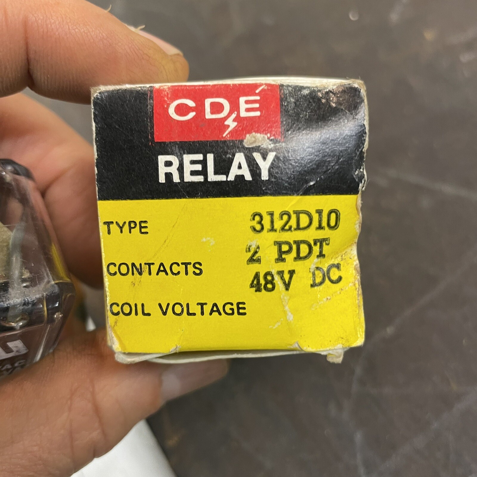 CORNELL DUBILIER ELECTRONICS 312D10 110VAC