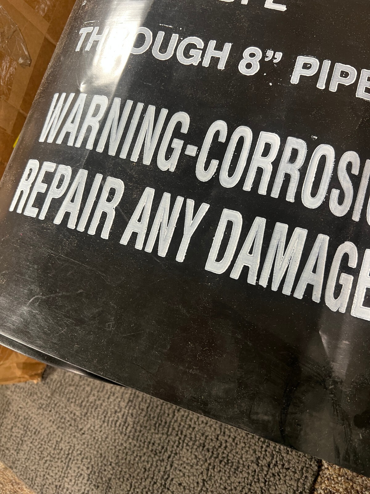 Christy’s Pipe Corrosion Protect 30 in. x 400 ft. x 8 mil Black Plastic Polywrap