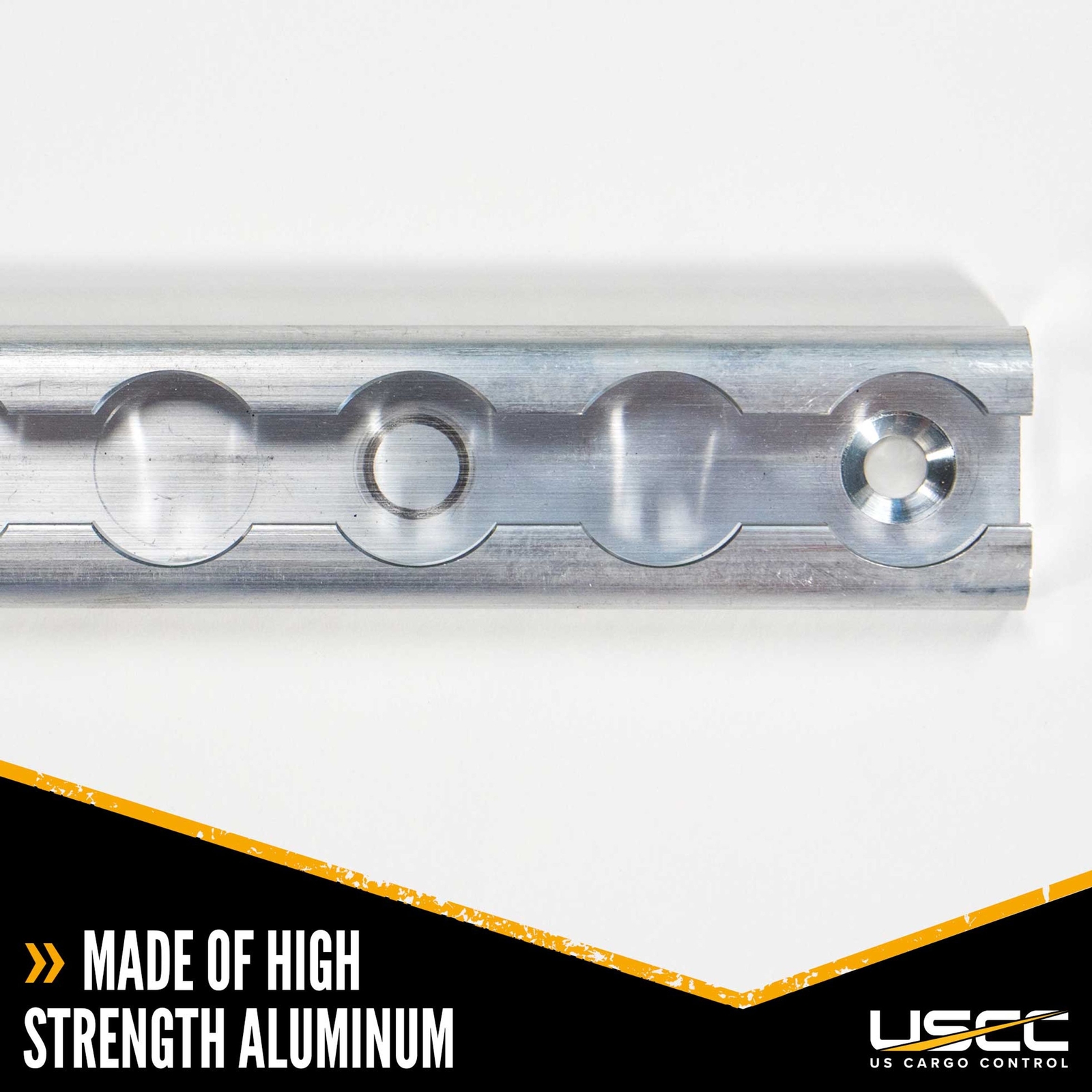USCC 12″ Aluminum L Track – Secure Motorcycles, ATVs, Utility Tractors – 4PK